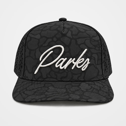 Parks Waterproof Hat - Black Camo